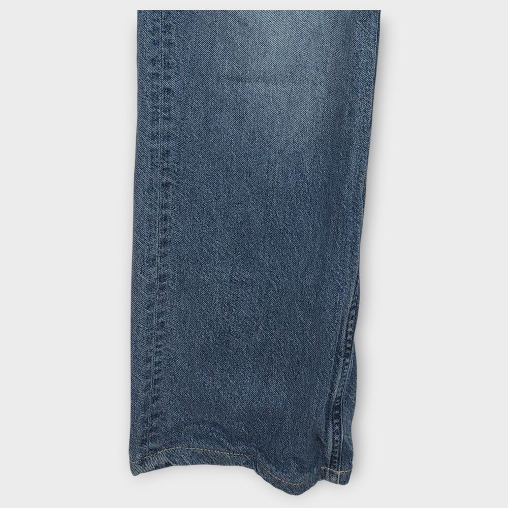 Womens Aeropostale Low Rise 90s Baggy Distressed Blue Jeans Size 6 - Picture 2 of 6